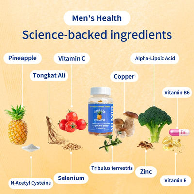 ATLANTIX® Men's Health Supplement Gummies