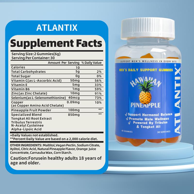 ATLANTIX® Men's Health Supplement Gummies