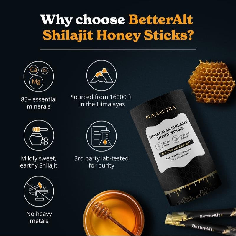 Shilajhit Honey Sticks